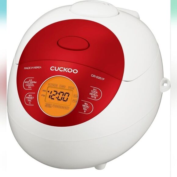 NEW CUCKOO 3-Cup ELECTRIC HEATING SMART RICE COOKER NON-STICK INNER POT REHEAT - Picture 11 of 15